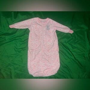 Carter's Pink and White Baby Sleep Sack size 0-9 Months